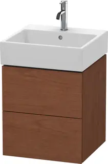 Duravit L-Cube Servantskap m/2 skuffer 484x544x459 mm, Amerikansk Valn&#248;tt