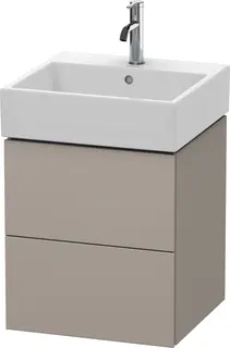 Duravit L-Cube Servantskap m/2 skuffer 484x544x459 mm, Terra