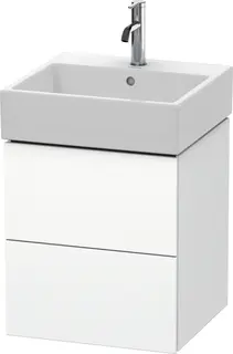 Duravit L-Cube Servantskap m/2 skuffer 484x544x459 mm, Hvit Matt