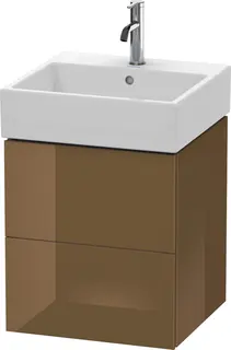 Duravit L-Cube Servantskap m/2 skuffer 484x544x459 mm, Olivenbrun HG