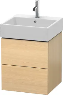 Duravit L-Cube Servantskap m/2 skuffer 484x544x459 mm, Middelhavs Eik