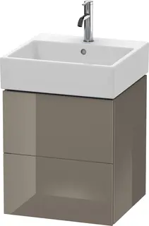 Duravit L-Cube Servantskap m/2 skuffer 484x544x459 mm, Flanellgr&#229; HG