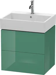 Duravit L-Cube Servantskap m/2 skuffer 484x544x459 mm, Jadegrønn HG