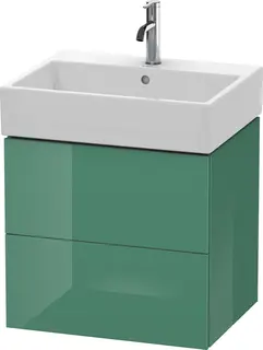 Duravit L-Cube Servantskap m/2 skuffer 484x544x459 mm, Jadegr&#248;nn HG