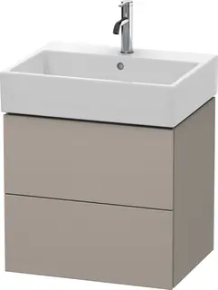 Duravit L-Cube Servantskap m/2 skuffer 484x544x459 mm, Terra