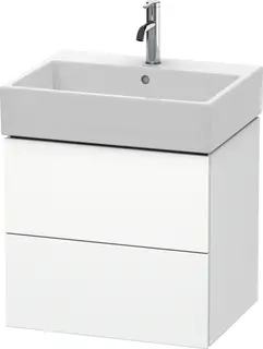 Duravit L-Cube Servantskap m/2 skuffer 484x544x459 mm, Hvit Matt