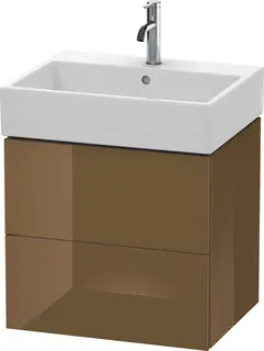 Duravit L-Cube Servantskap m/2 skuffer 484x544x459 mm, Olivenbrun HG