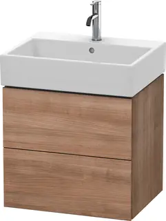 Duravit L-Cube Servantskap m/2 skuffer 484x544x459 mm, Ticino Kirseb&#230;r