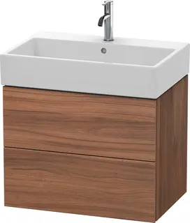 Duravit L-Cube Servantskap m/2 skuffer 684x544x459 mm, Natur Valn&#248;tt