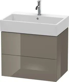 Duravit L-Cube Servantskap m/2 skuffer 684x544x459 mm, Flanellgr&#229; HG