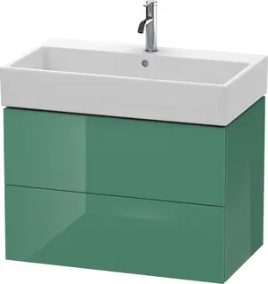 Duravit L-Cube Servantskap m/2 skuffer 784x544x459 mm, Jadegr&#248;nn HG