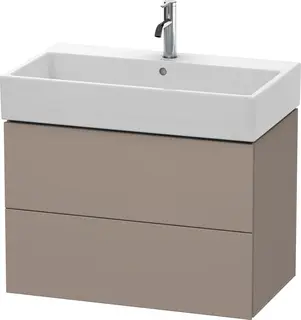 Duravit L-Cube Servantskap m/2 skuffer 784x544x459 mm, Basalt Matt