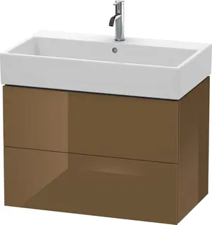 Duravit L-Cube Servantskap m/2 skuffer 784x544x459 mm, Olivenbrun HG