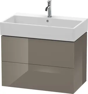 Duravit L-Cube Servantskap m/2 skuffer 784x544x459 mm, Flanellgr&#229; HG