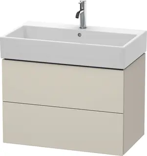 Duravit L-Cube Servantskap m/2 skuffer 784x544x459 mm, Taupe Matt