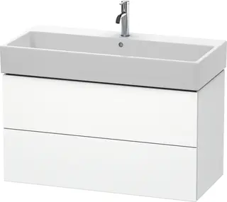 Duravit L-Cube Servantskap m/2 skuffer 984x544x459 mm, Hvit Matt