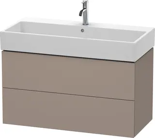 Duravit L-Cube Servantskap m/2 skuffer 984x544x459 mm, Basalt Matt