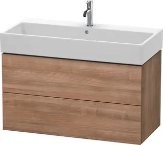 Duravit L-Cube Servantskap m/2 skuffer 984x544x459 mm, Ticino Kirseb&#230;r