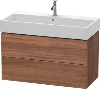 Duravit L-Cube Servantskap m/2 skuffer 984x544x459 mm, Natur Valn&#248;tt