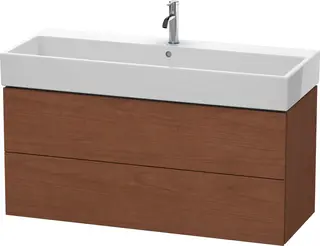 Duravit L-Cube Servantskap m/2 skuffer 1184x544x459 mm, Amerikansk Valn&#248;tt