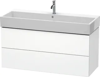 Duravit L-Cube Servantskap m/2 skuffer 1184x544x459 mm, Hvit Matt