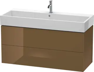 Duravit L-Cube Servantskap m/2 skuffer 1184x544x459 mm, Olivenbrun HG