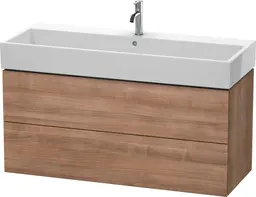 Duravit L-Cube Servantskap m/2 skuffer 1184x544x459 mm, Ticino Kirseb&#230;r