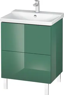 Duravit L-Cube Servantskap m/2 skuffer 620x709x481 mm, Jadegr&#248;nn HG