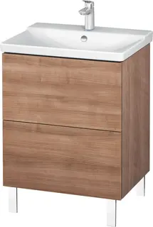 Duravit L-Cube Servantskap m/2 skuffer 620x709x481 mm, Ticino Kirseb&#230;r