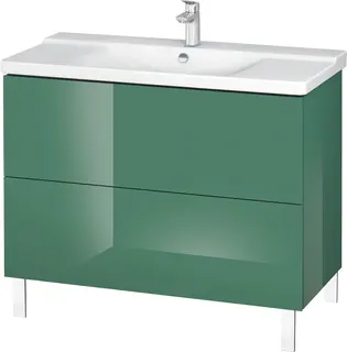 Duravit L-Cube Servantskap m/2 skuffer 1020x709x481 mm, Jadegr&#248;nn HG