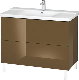 Duravit L-Cube Servantskap m/2 skuffer 1020x709x481 mm, Olivenbrun HG