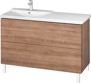 Duravit L-Cube Servantskap m/2 skuffer 1220x709x481 mm, Ticino Kirseb&#230;r