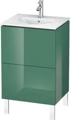 Duravit L-Cube Servantskap m/2 skuffer 520x704x419 mm, Jadegrønn HG