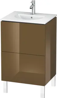 Duravit L-Cube Servantskap m/2 skuffer 520x704x419 mm, Olivenbrun HG