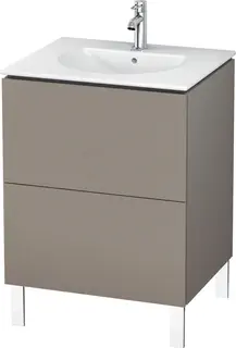 Duravit L-Cube Servantskap m/2 skuffer 620x704x614 mm, Terra