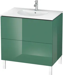 Duravit L-Cube Servantskap m/2 skuffer 620x704x614 mm, Jadegr&#248;nn HG