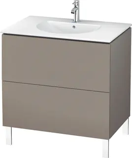 Duravit L-Cube Servantskap m/2 skuffer 620x704x614 mm, Terra