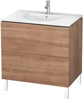 Duravit L-Cube Servantskap m/2 skuffer 620x704x614 mm, Ticino Kirseb&#230;r