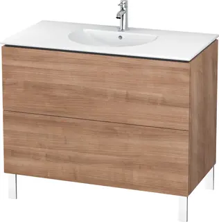 Duravit L-Cube Servantskap m/2 skuffer 1020x704x534 mm, Ticino Kirseb&#230;r