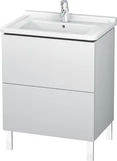 Duravit L-Cube Servantskap m/2 skuffer 1020x704x534 mm, Hvit Matt