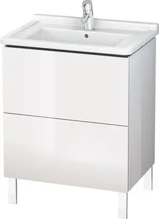 Duravit L-Cube Servantskap m/2 skuffer 1020x704x534 mm, Hvit H&#248;yglans