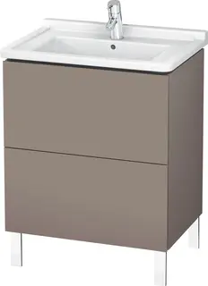 Duravit L-Cube Servantskap m/2 skuffer 1020x704x534 mm, Basalt Matt