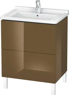 Duravit L-Cube Servantskap m/2 skuffer 1020x704x534 mm, Olivenbrun HG