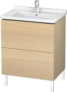 Duravit L-Cube Servantskap m/2 skuffer 1020x704x534 mm, Middelhavs Eik