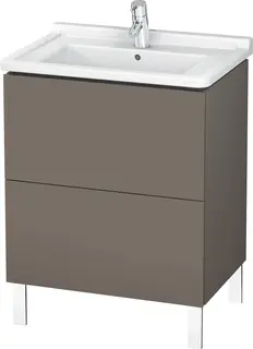 Duravit L-Cube Servantskap m/2 skuffer 1020x704x534 mm, Flanellgr&#229; Matt