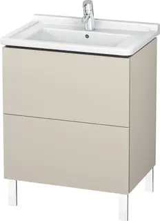 Duravit L-Cube Servantskap m/2 skuffer 1020x704x534 mm, Taupe Matt