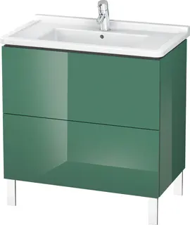 Duravit L-Cube Servantskap m/2 skuffer 820x712x469 mm, Jadegrønn HG