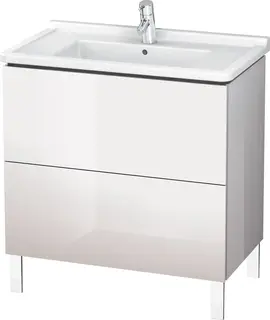 Duravit L-Cube Servantskap m/2 skuffer 820x712x469 mm, Hvit H&#248;yglans