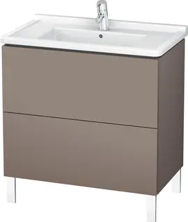 Duravit L-Cube Servantskap m/2 skuffer 820x712x469 mm, Basalt Matt