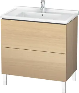 Duravit L-Cube Servantskap m/2 skuffer 820x712x469 mm, Middelhavs Eik